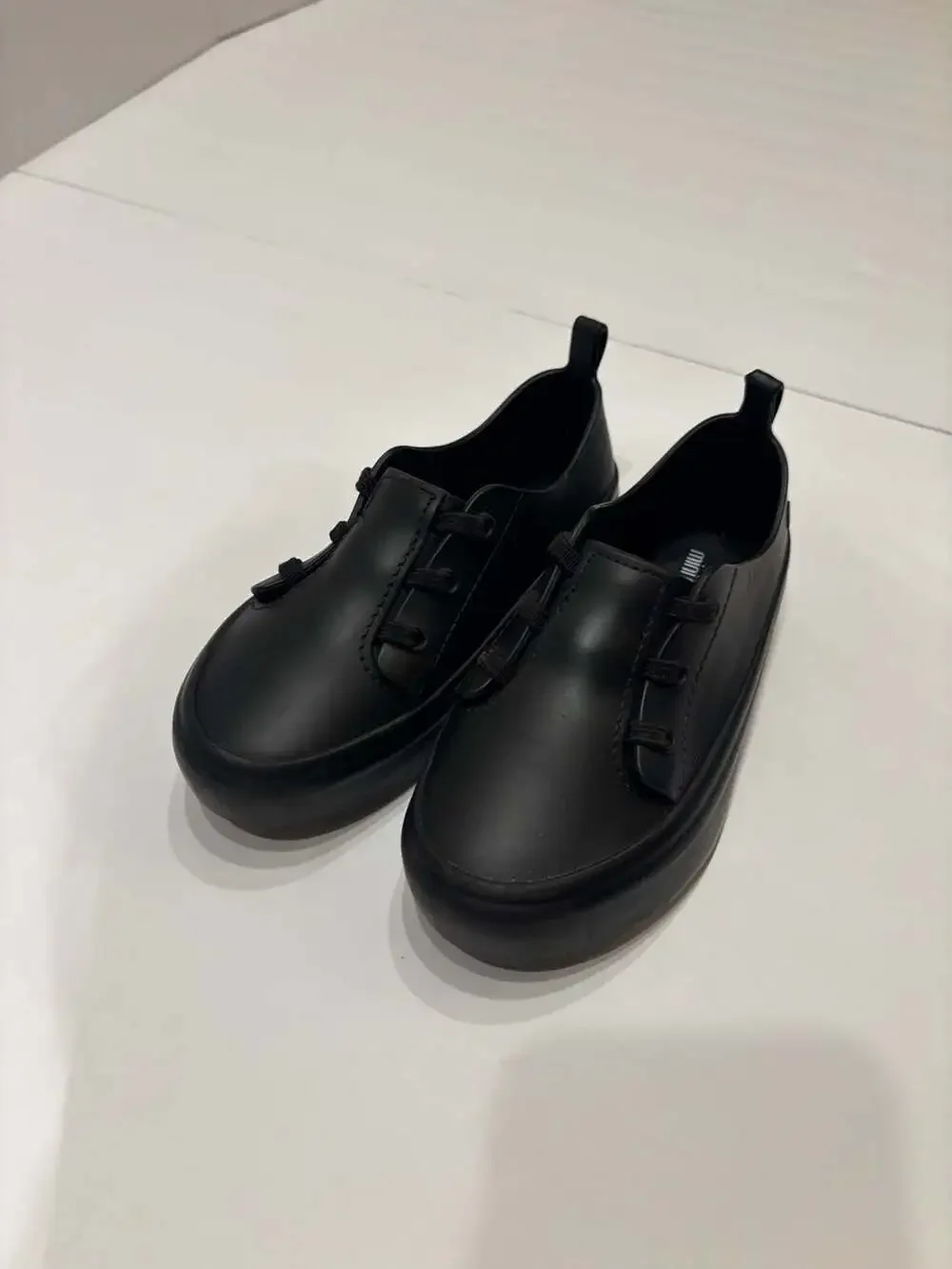 Mini Melissa Ulitsa Black Jelly Sneakers- 10